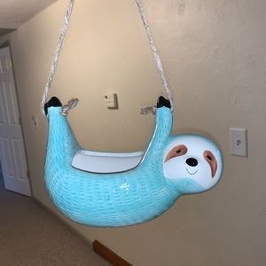 Adorable Hanging Sloth Planter